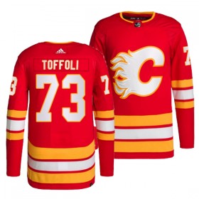 Calgary Flames Tyler Toffoli 73 Adidas Rot Trikot Authentic - Herren
